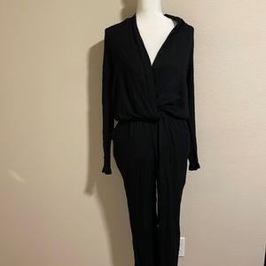Young Fabulous & Broke Black Long Sleeve Jumpsuit XS